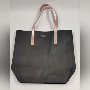 Givenchy Black Tote w/Pink Rose Gold Handles New